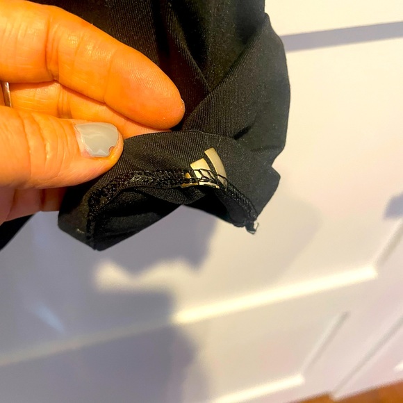 Adidas Black Racer Back Tank Top, intricate crochet detailing along the seams - Picture 4 of 4